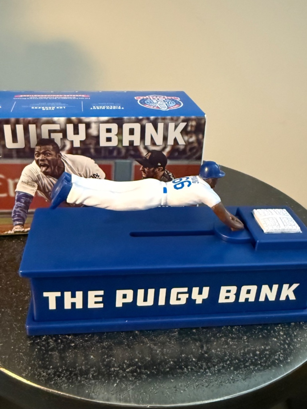Yasiel Puig Dodgers Piggy Bank - "Puigy Bank"